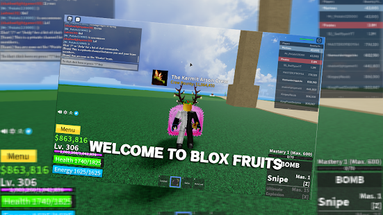 Hack Blox fruit for mobile