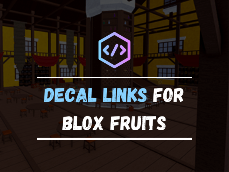 Decal Links for Blox Fruits Roblox