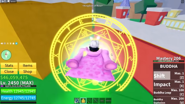 Transition to Awakened Buddha for Second Sea