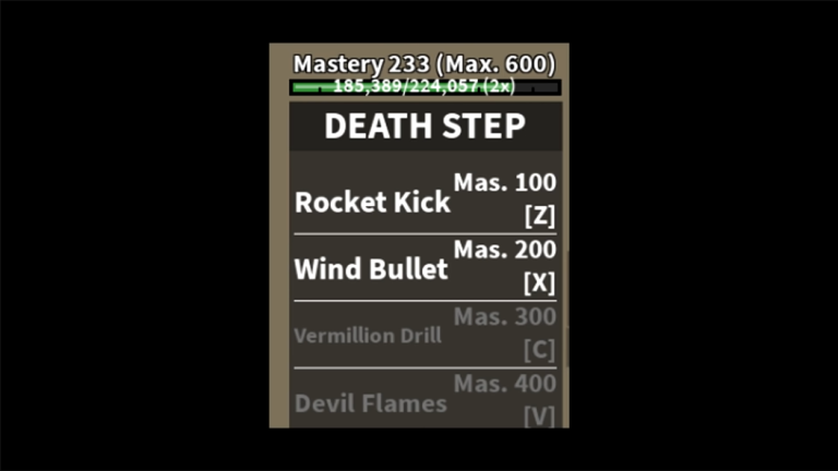 Death Step Fighting Style: