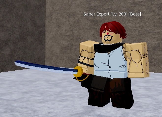 Where is the Saber Expert in Blox Fruits?