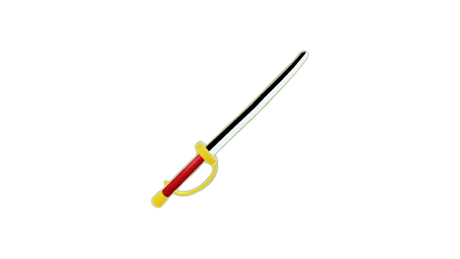 Equip and Use the Legendary Saber Sword