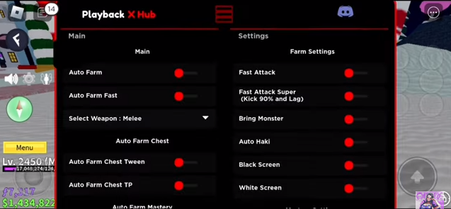 Playback X Hub Script