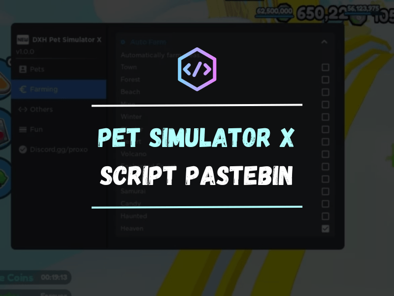 Pet Simulator X Script Pastebin