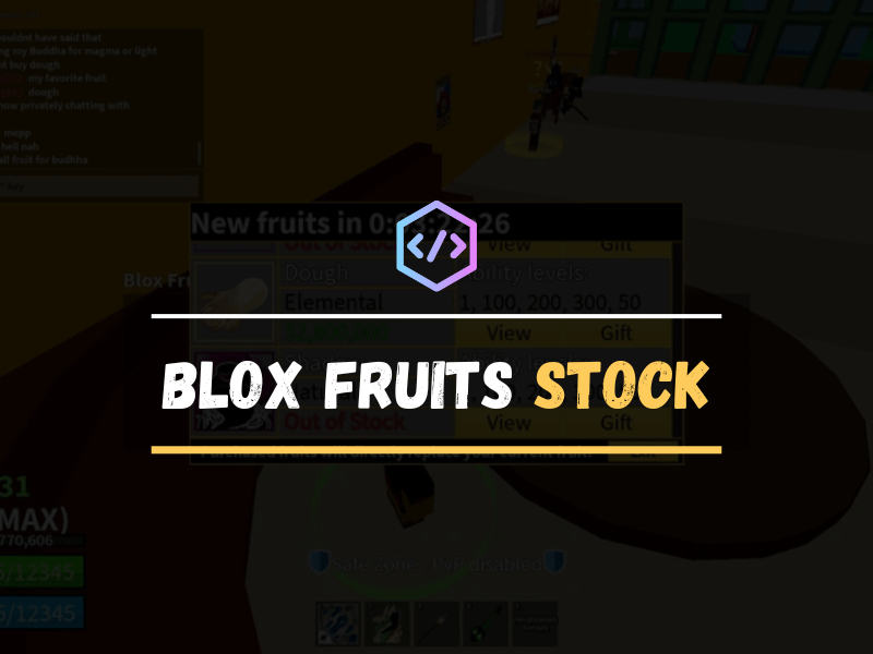 Blox Fruits Stock
