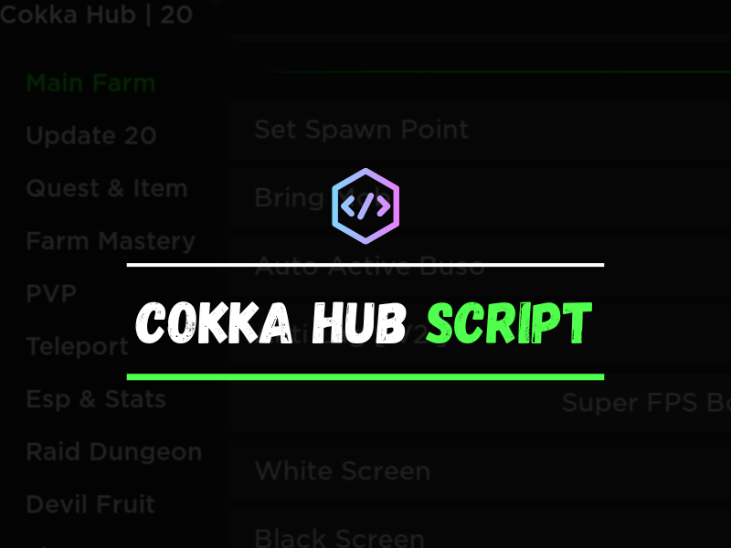 get download Cokka Hub Script pastebin no keys