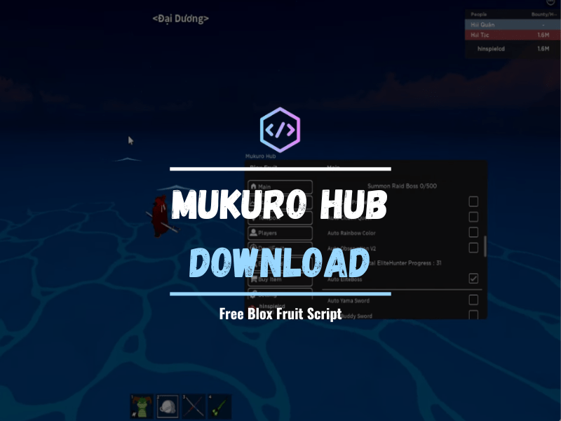 Mukuro Hub Download [Free Blox Fruit Script]