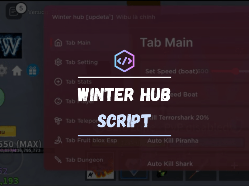 Winter Hub Script download for blox fruits