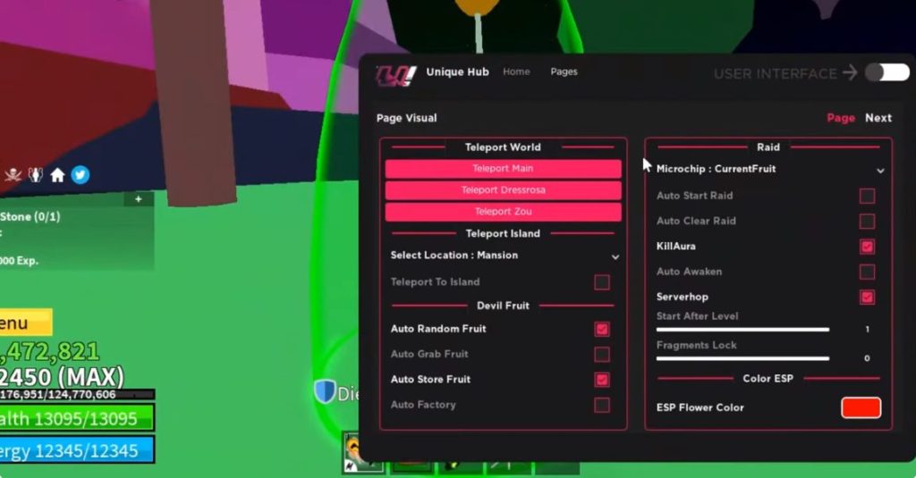 Blox Fruit Script Hub for roblox game