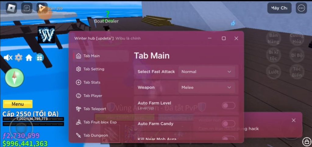 Pastebin of Winter Blox Fruits Script Hub