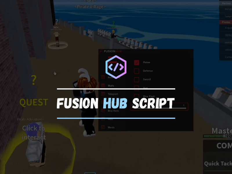 Best Fusion Hub Script Blox Fruit