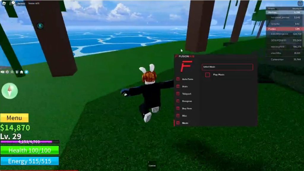 get here Fusion Hub Script code