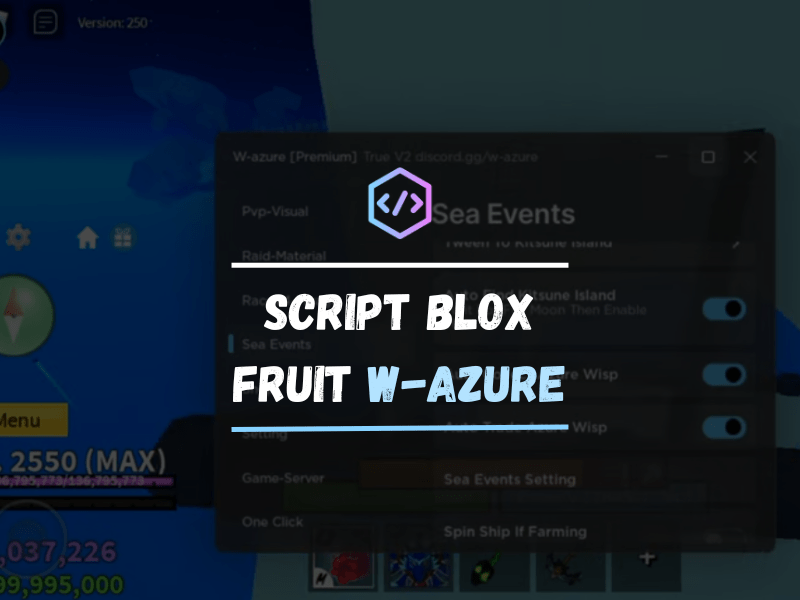 Script Blox Fruit W-Azure [Free]