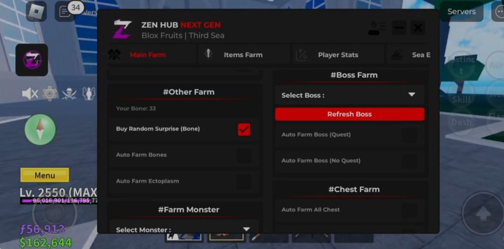 Zen Hub Best Blox Frut Script Pastebin [100% Working]