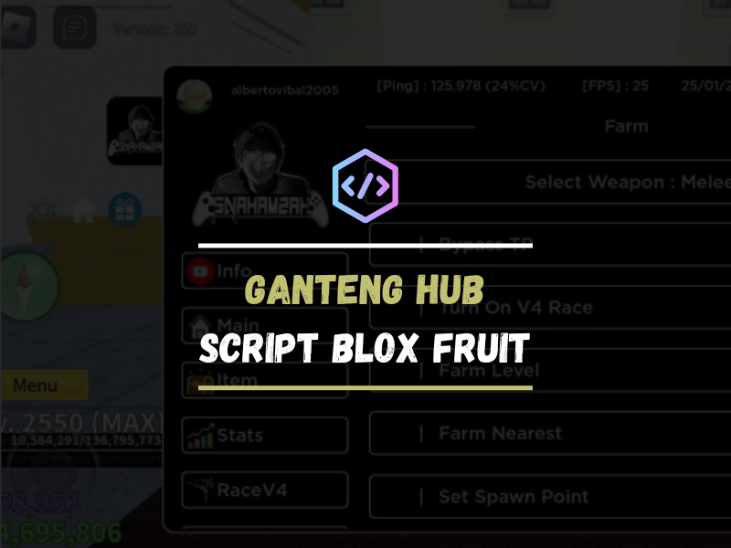 Ganteng Hub Script Blox Fruit