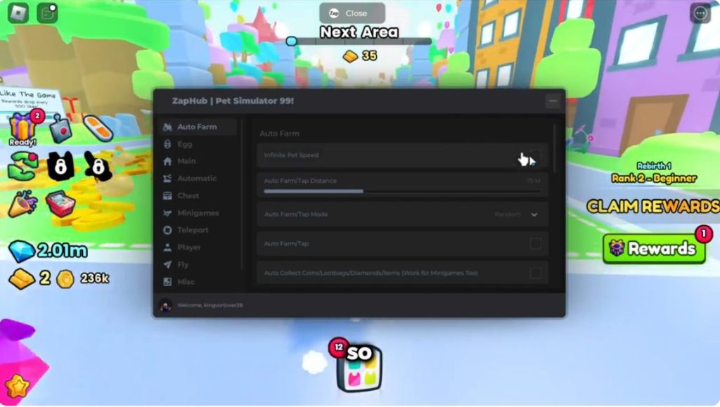 ZAP Hub Pet Simulator 99