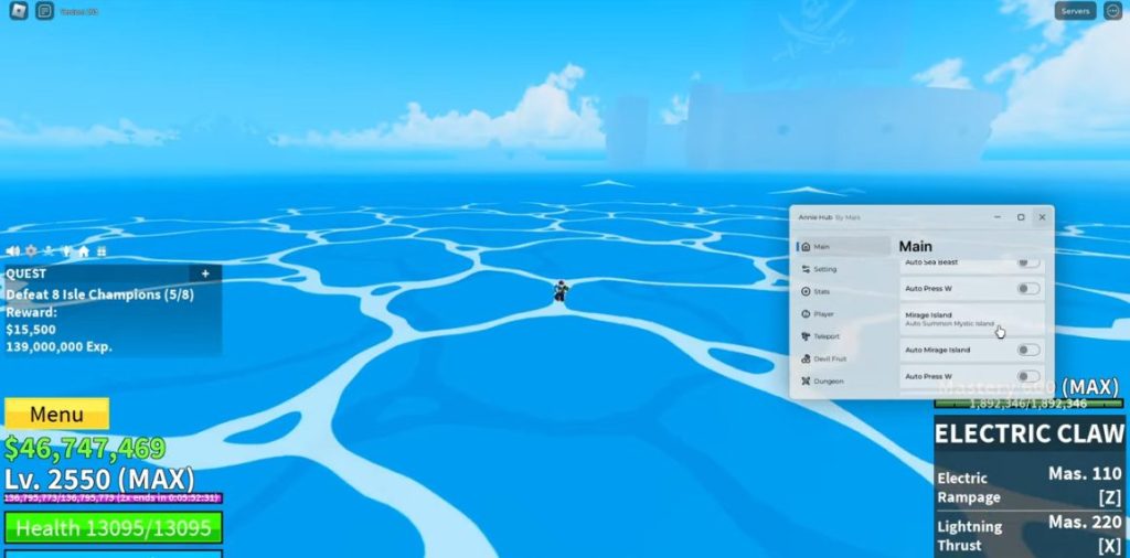 Features of Annie Hub Script Blox Fruit