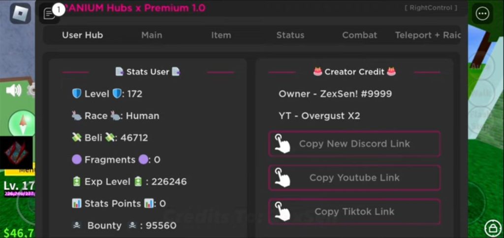 Uranium Script - Mastery Keyless + Auto Raid + Quests + Auto Farm