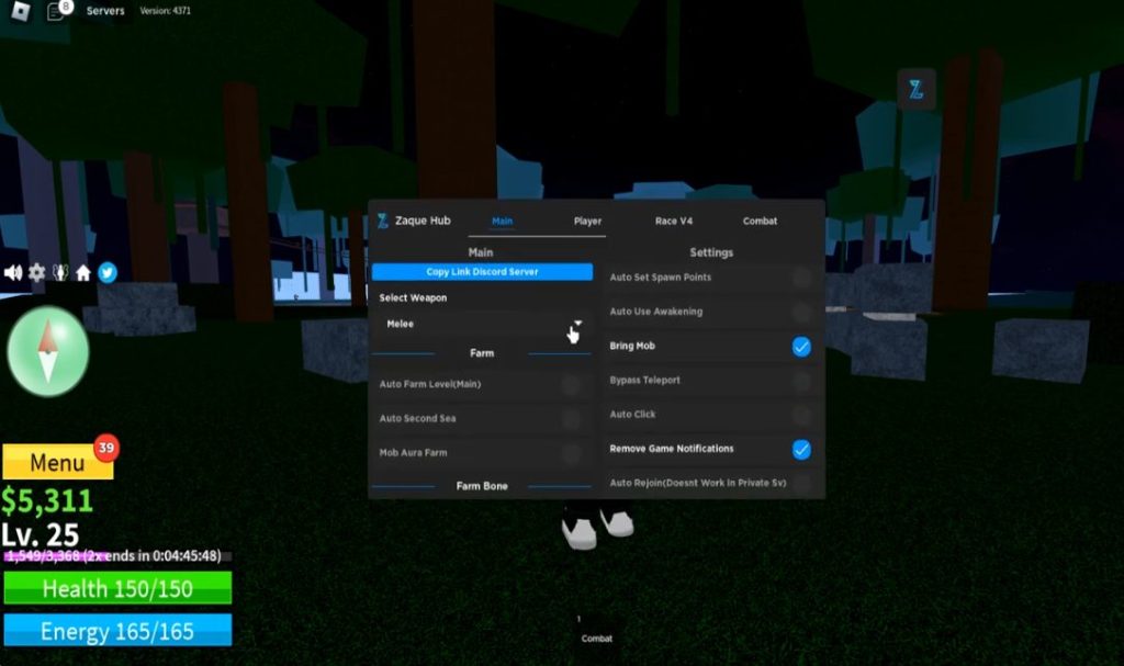 Zaque Hub Script